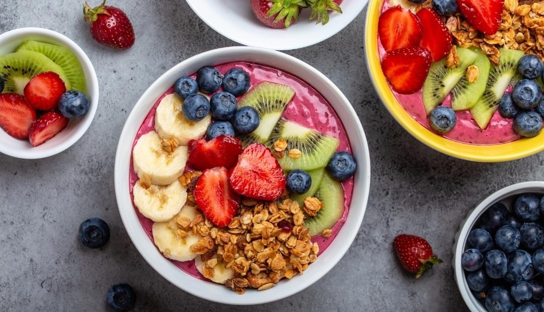 Image for Quick Recipe Ideas: 5 Tasty Plant-Based Smoothie Bowls